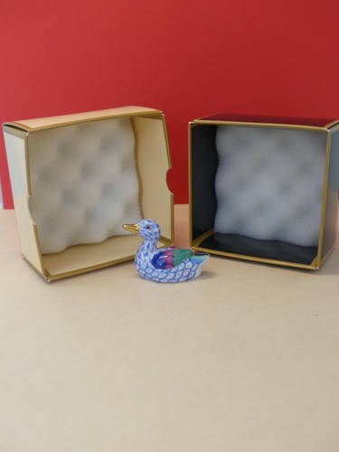 Herend blue white with - herend,