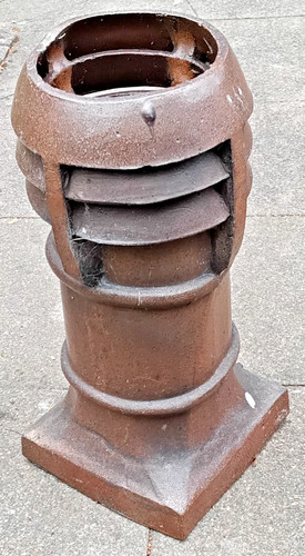 Clay salt glazed louvered - salt,