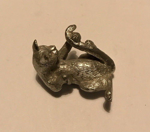 Vintage playful kitten cat - vintage,