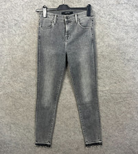 J Brand Jeans Womens 25 Grey Alana High Rise Crop Denim Stretch Bottoms