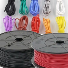 AUTOMOTIVE 1mm 12v 24v 16.5AMP THIN WALL ELECTRICAL AUTO LOOM CAR VAN CABLE WIRE