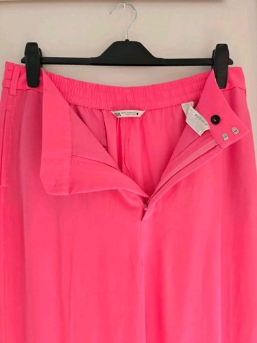 Zara hot pink wide - leg, palazzo