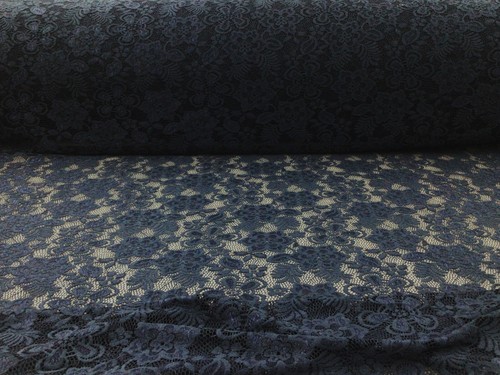 Embroidered stretch lace - stretch,
