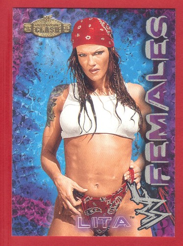 Lita 2001 fleer wwe - lita,