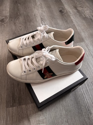 Gucci sneakers red - and, green