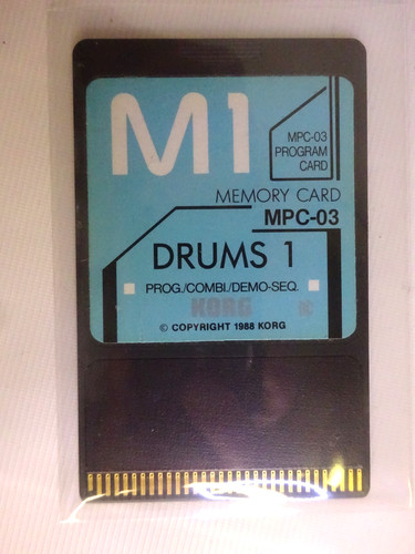 Korg drums mpc - m1, memory