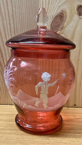 Vintage cranberry mary gregory - mary,