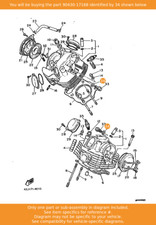 YAMAHA Gasket, 90430-17168 OEM