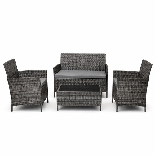 Grey rattan garden - rattan,
