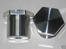 Norton Commando Fork Stanchion Top Nuts 06-0345 (Pair) - 750/850 Chrome