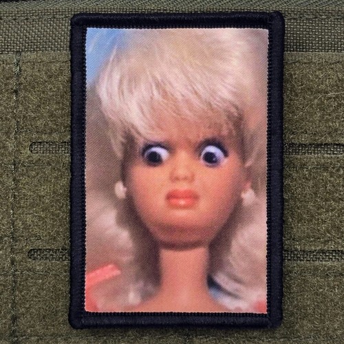 Shocked doll patch moral - doll,