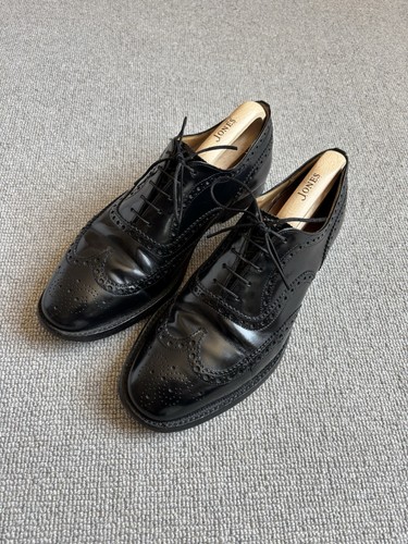 Church black leather - black,