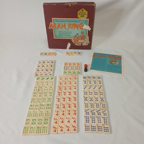 Bell vintage mahjong set - mahjong,
