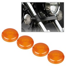 For Yamaha Road Star/V Star 1100/Vmax 1200 1700 Turn Signal Lens Amber Cover