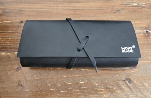 Montblanc black leather - montblanc,