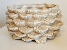 Rare Sylvac 2381 from the Pine cone range. Off White Bowl Planter