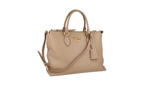 Prada leather shoulder - prada, bag