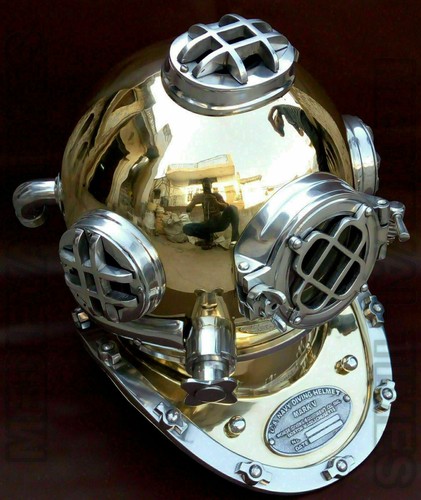 Diving helmet shiny finish - diving,