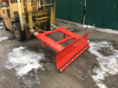 Forklift truck snow - forklift, plough