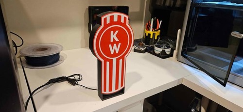 Kenworth lightbox with stand - with,
