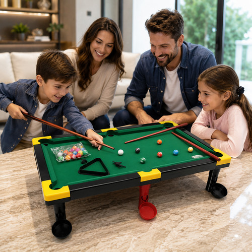 Kids mini pool table snooker - pool,