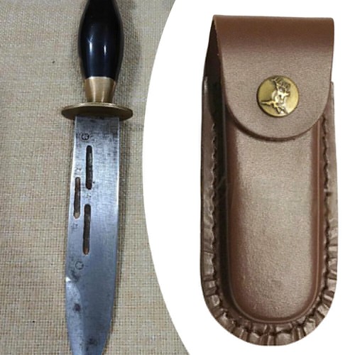 Leather folding knife sheath - folding,