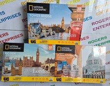 National Geographic London 3D Jigsaw Puzzle Choose Tower Bridge Big Ben St Pauls