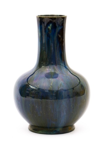 Early ruskin pottery - pottery, blue