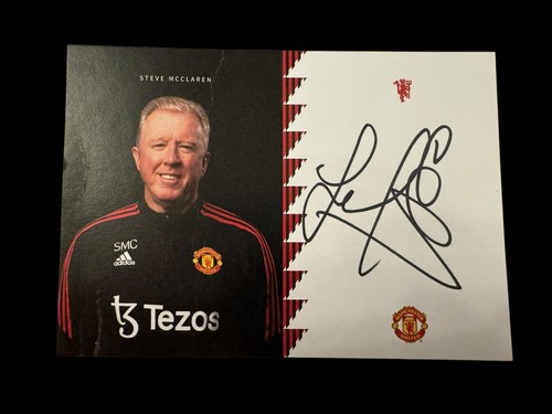 Steve mcclaren hand signed - mcclaren,