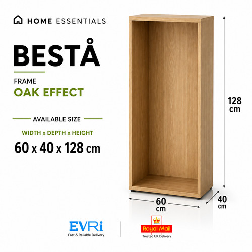 Ikea bestå frame oak - frame, effect