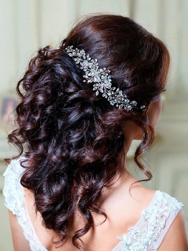 Bridal headwear hair band - hair,