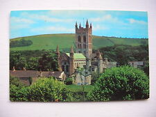 Buckfast Abbey postcard, Dartmoor, Devon.