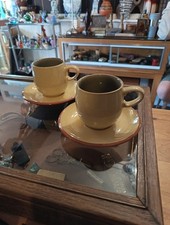 Pair Of Denby FIRE CHILLI cups