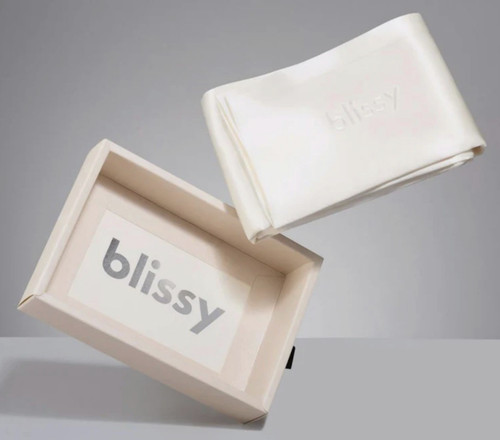 Blissy silk pillowcase white - blissy,