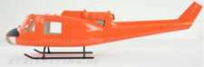 German Air Rescue 500 UH-1 RC Helicopter Fuselage Orange Painting RC Gifts Toys
