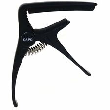 Capo for Acoustic & Electric Guitar, Aroma AC20 Metal BLACK