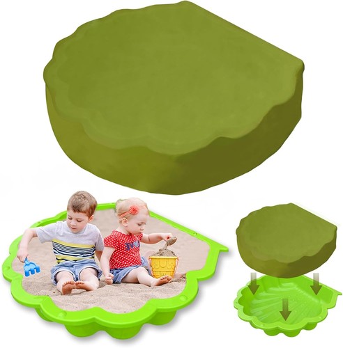 Sand pit shell cover green - cover,