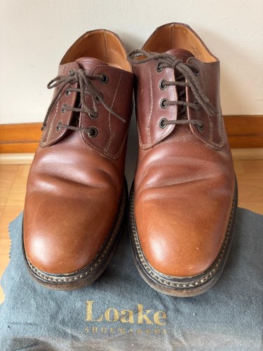 Loake epsom mens brown leather - mens,