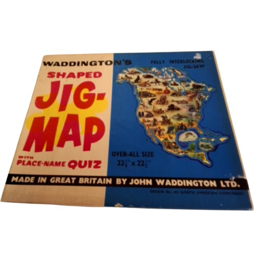Waddington shaped jig map - waddington's, jig-map