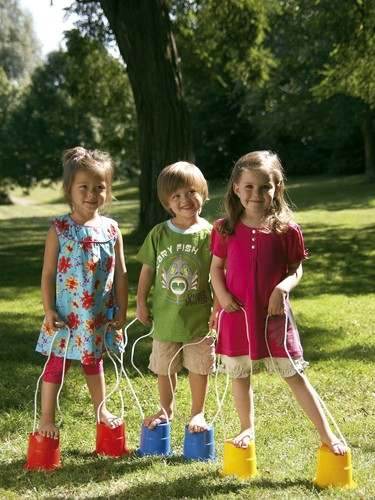 Pair kids childrens stilts - 3, x