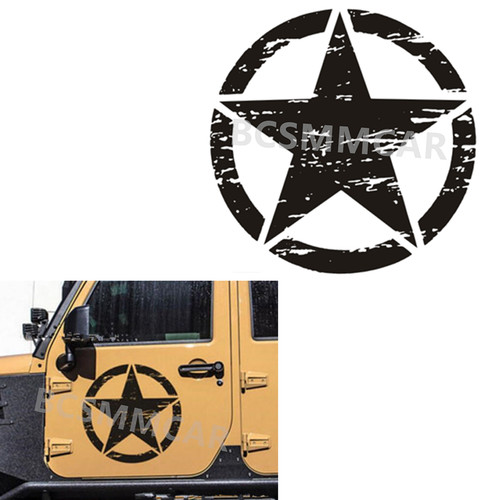 Army star pattern sticker - army,
