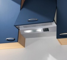 Cookology Integrated Cooker Hood 60cm Built-In Cupboard Extractor Fan INT600SI/A