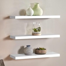 Set of 3 Floating Wall Shelves