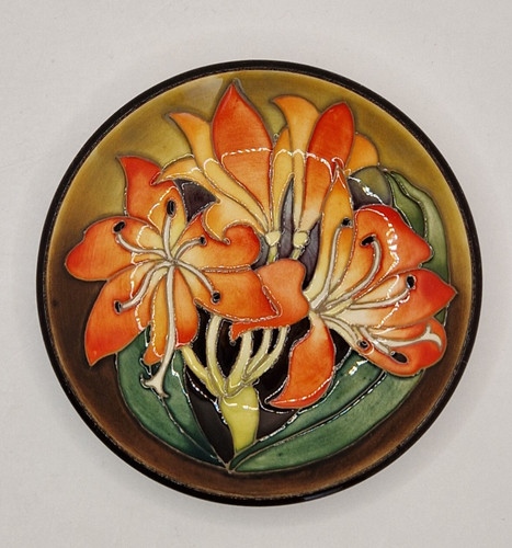 Moorcroft natal lily coaster - natal,