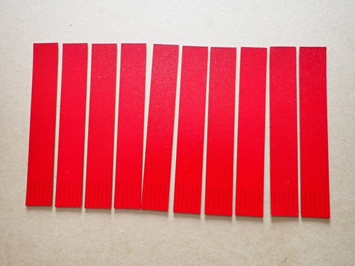 Dark red blank - 10, x
