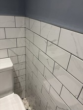 Fabresa Spanish White Gloss Glaze Wall Tiles 10cm x 20cm 1.5 Box - Appx 75 Tiles