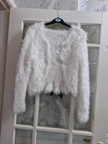 Chunky white bolero heavy - ,