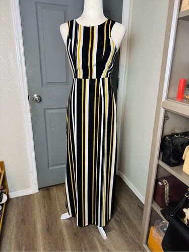 Striped high neck - neck, cross