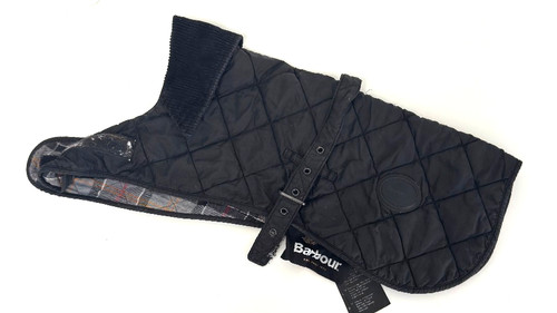 Barbour quilted dog coat size - quilted,