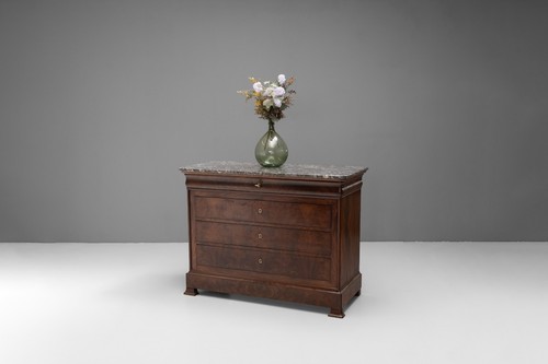 Mahogany commode - mahogany,
